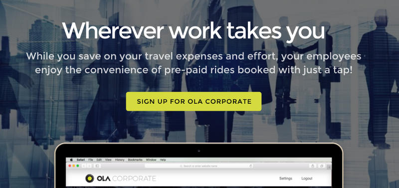 Ola Targets Indian Corporates With New Offering