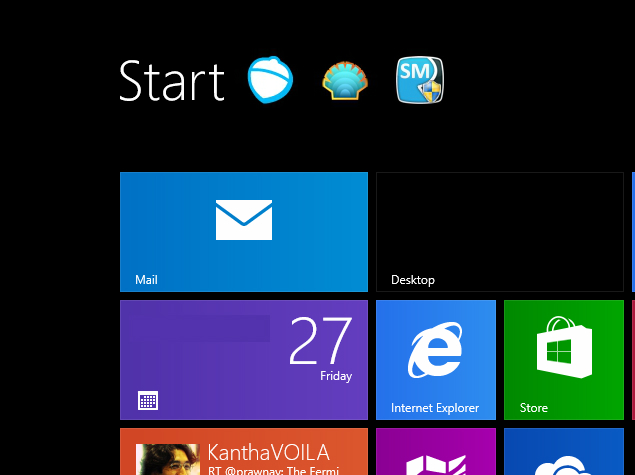 windows 8 start menu