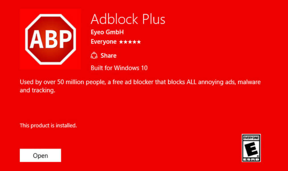 adblock plus edge