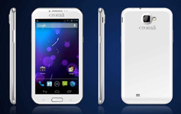 Croma launches dual-SIM Android smartphone and phablet
