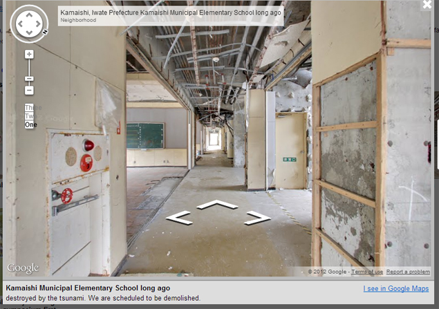 Google shows panoramic photos of disaster-hit buildings