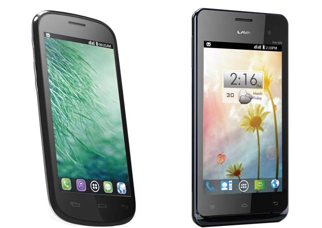 Lava launches Iris 455 and Iris 405 with Android 4.1 and 1GHz dual-core processor