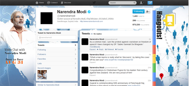 Modi joins netizens to protest curbs on social media
