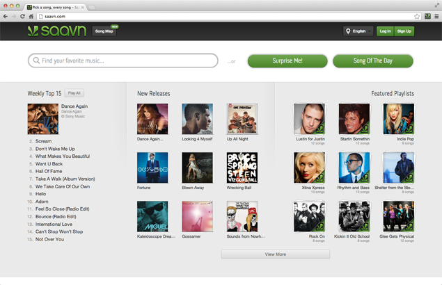 Indian music service, taking page from Spotify, goes Pro