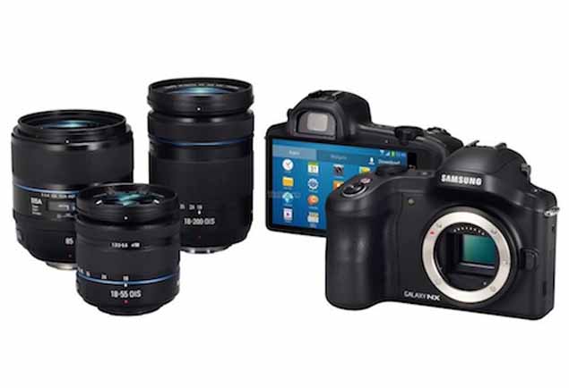 Samsung Galaxy NX mirrorless camera press shots leak