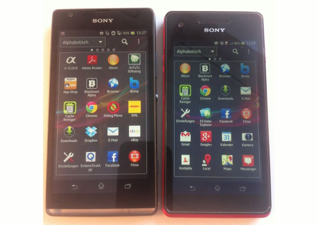 Sony Xperia SP, Xperia V spotted in fresh leaked pictures