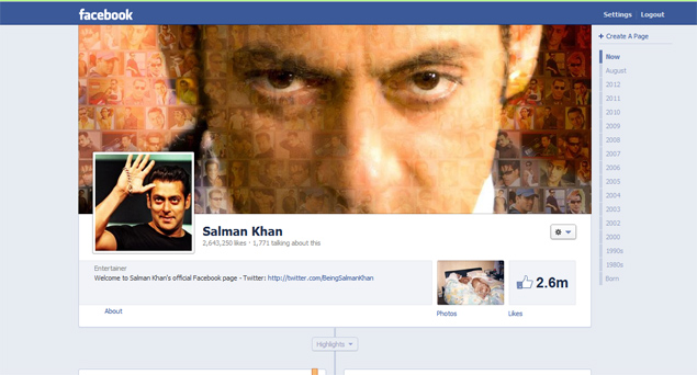Salman Khan joins Facebook, gets over two million likes in hours