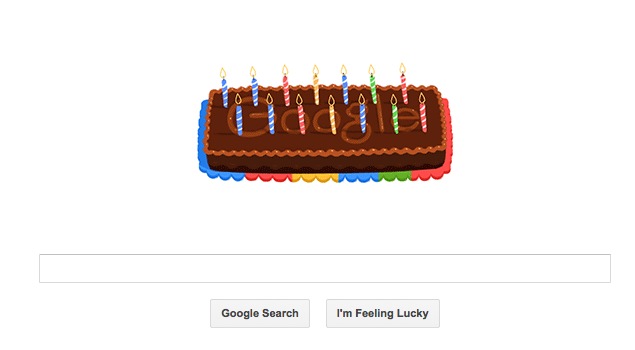 Google's 14th birthday marked by animated doodle