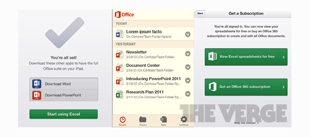 Microsoft Office app coming to iOS and Android by early 2013
