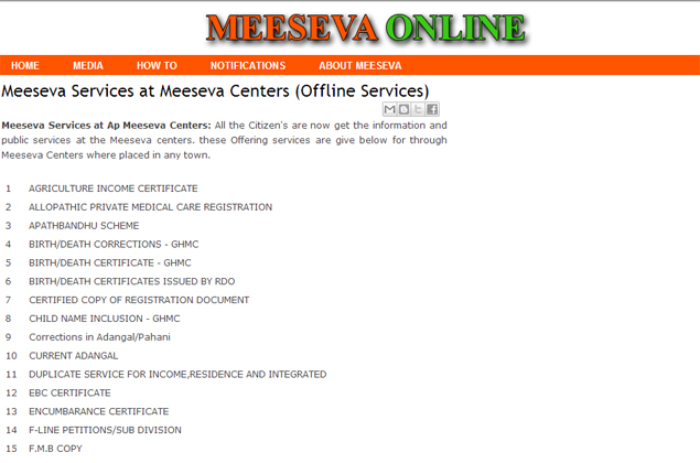 Andhra to share Mee Seva e-governance service with others states