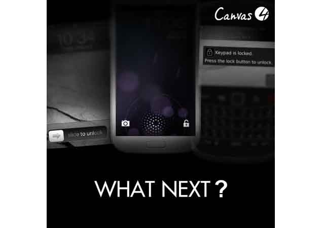 Micromax Canvas 4 teased on Facebook, hints new way of unlocking 
