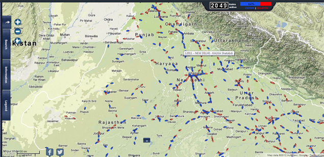 Spot Indian trains on Google Maps with RailRadar