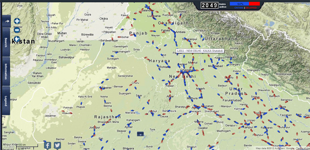 Spot Indian trains on Google Maps with RailRadar Spot Indian trains on Google Maps with RailRadar