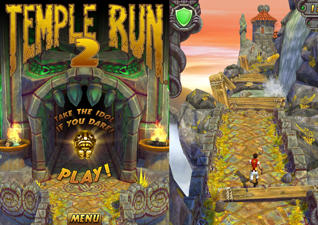 Temple Run 2 for iOS crosses 20 million downloads in just four days