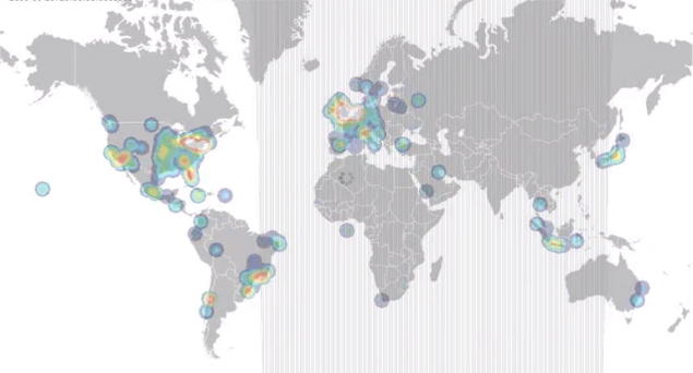 New Twitter 'heat maps' reveal 'rudest' users on site!