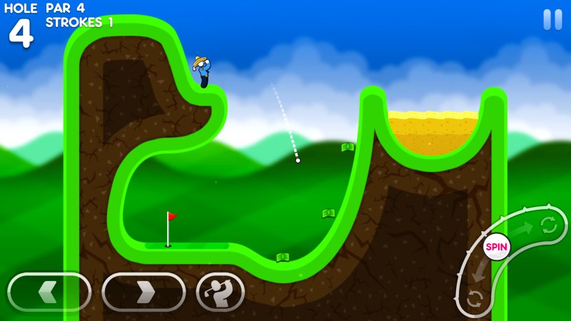 flappy golf 2 ghost flag locations