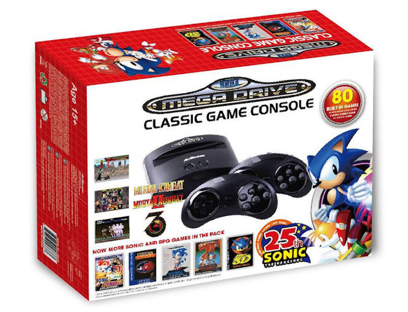 Sega Mega Drive Classic Game Console With 80 Built-In Games Revealed