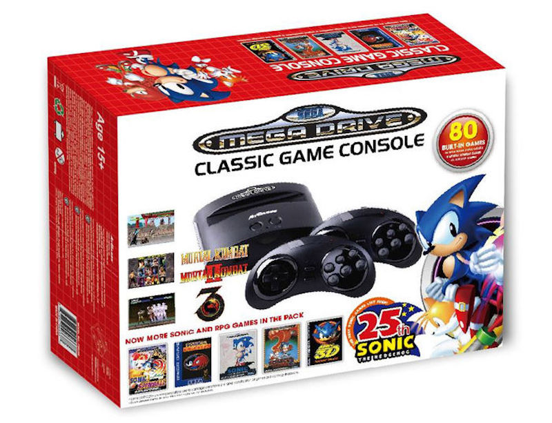 mega drive classic game console