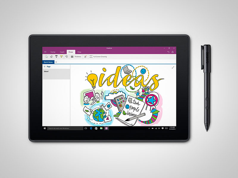 Wacom Unveils Surface Pen-Like Stylus for Windows 2-in-1 devices at CES 2016