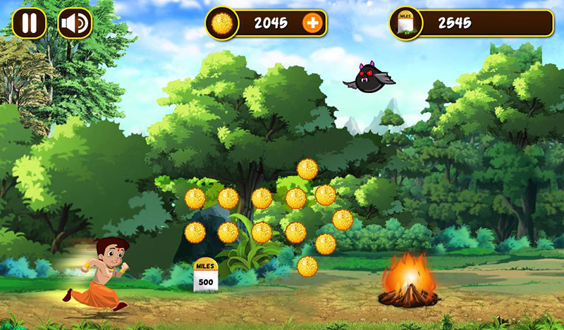 chhota bheem jungle run game online