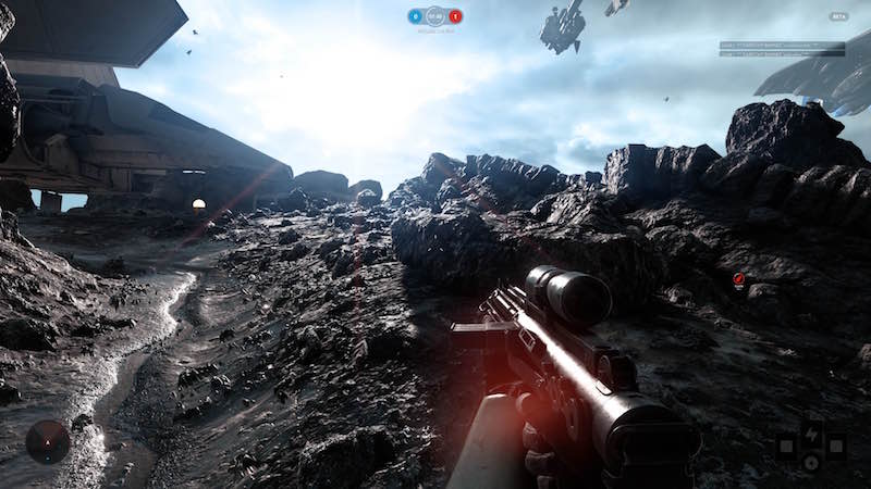 star wars battlefront beta pc black screen