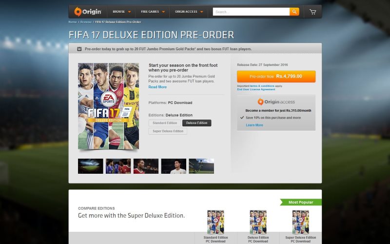 origin ea online store