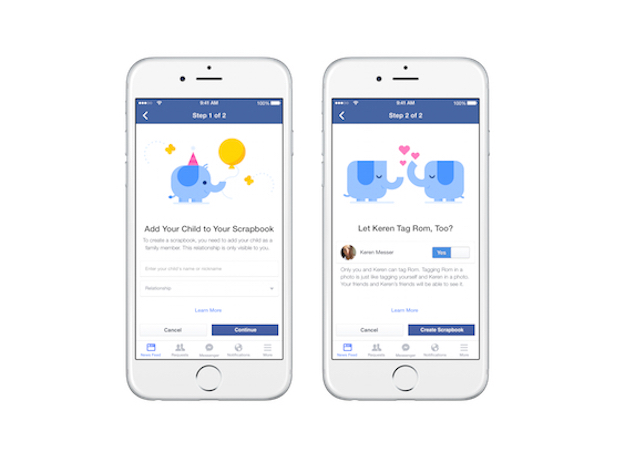 Facebook 'Scrapbook' Will Let Parents Tag and Organise Baby Photos