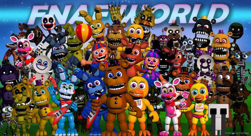 fnaf world for free