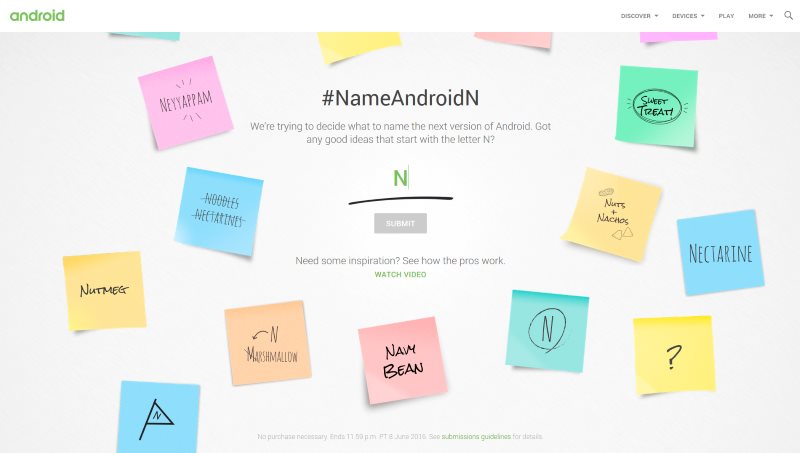Google Wants Your Help to Name Android N