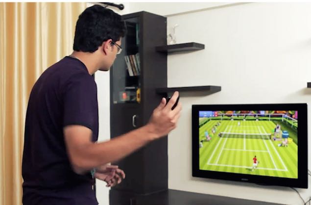 Turn Your Android Phone Into a Tennis Racquet with Motion Tennis Cast