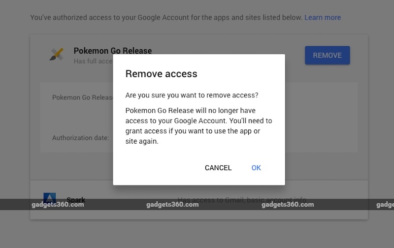 Pokémon GO fixes Google Account security issue