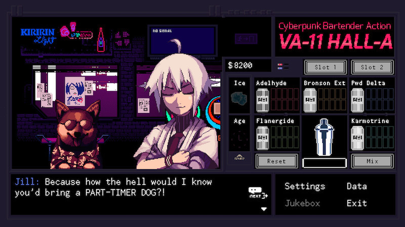 Va 11 Hall A Cyberpunk Bartender Action Review Ndtv Gadgets 360