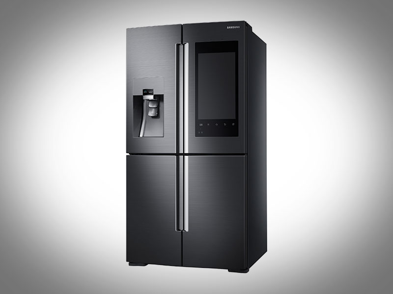 Samsung Unveils Fridge With Camera Giant Touchscreen Ahead Of Ces 2016 Technology News