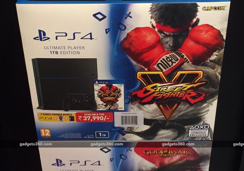 Bundle PS4 com Street Fighter V chegou hoje às lojas