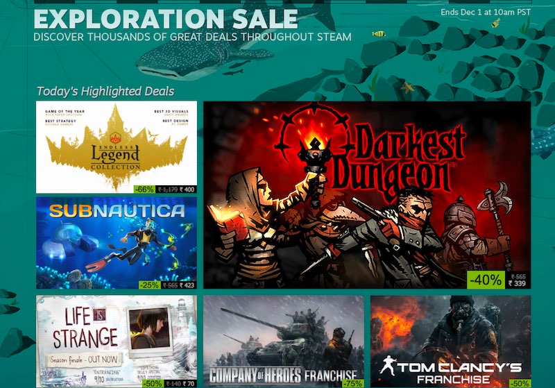 The Steam Black Friday Sale Is Here and This Time It's Different