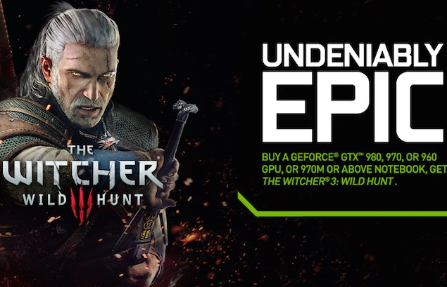 The Witcher 3: Wild Hunt Bundled With Select Nvidia Graphics Cards
