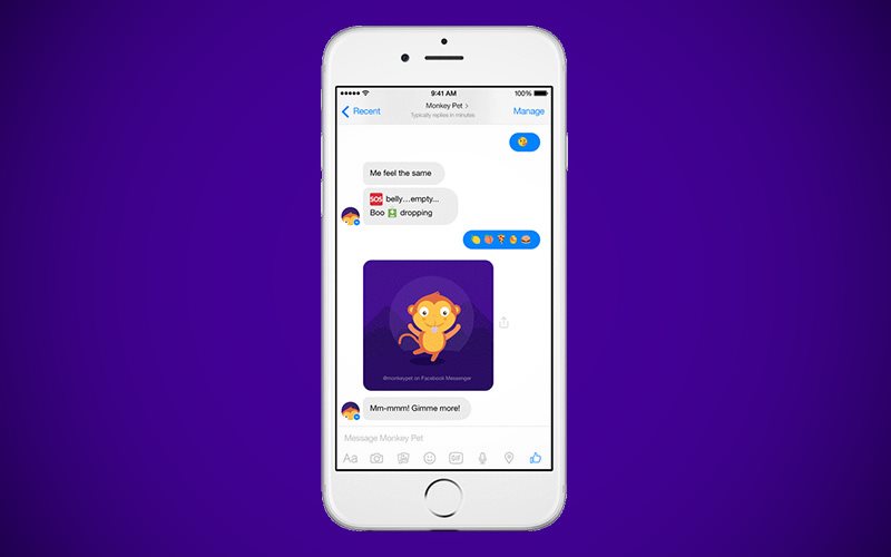 Yahoo Launches 4 Bots for Facebook Messenger and One of Them Is a Monkey