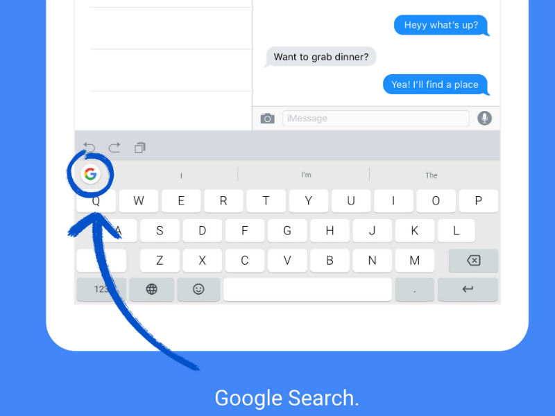 गूगल ने आईफोन यूजर के लिए लॉन्च किया इनबिल्ट सर्च वाला जीबोर्ड