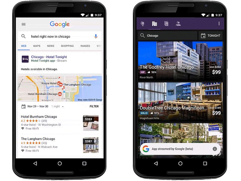 Google Now Lets You Stream Android Apps From Mobile Search Results