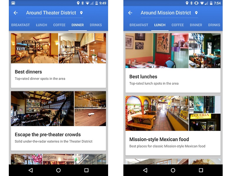 Google Maps Explore Feature Gets Curated Recommendations