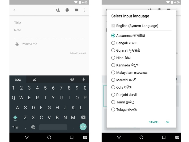 Google Hindi Keyboard Renamed Indic Keyboard, Gets Support for 10 Indian Languages