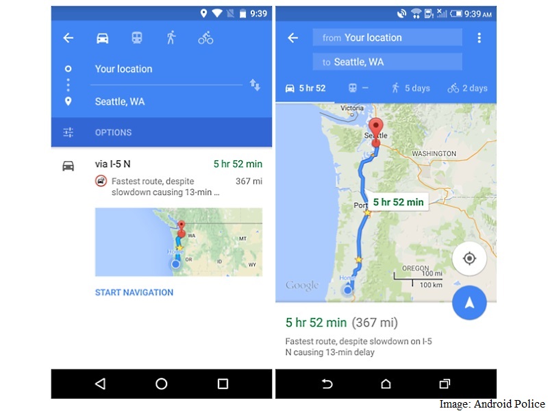 Google Maps for Android Update Brings New Navigation UI and More