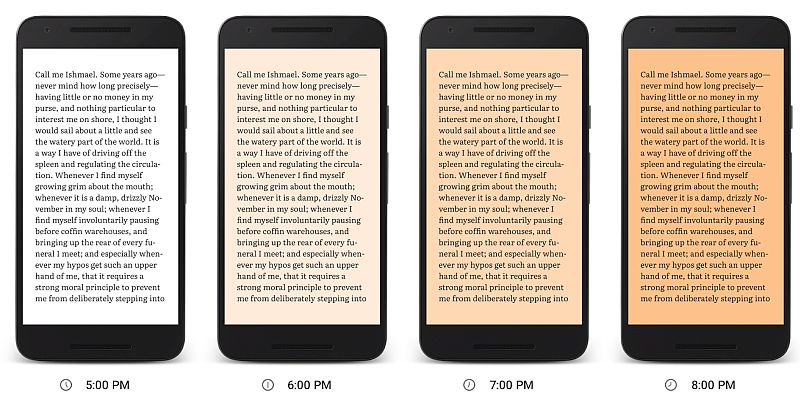 Google Play Books Gets 'Night Light' Mode That Filters Blue Light