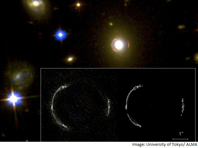 Inner Structure of Galaxy at Edge of Universe Depicted in Unprecedented Detail