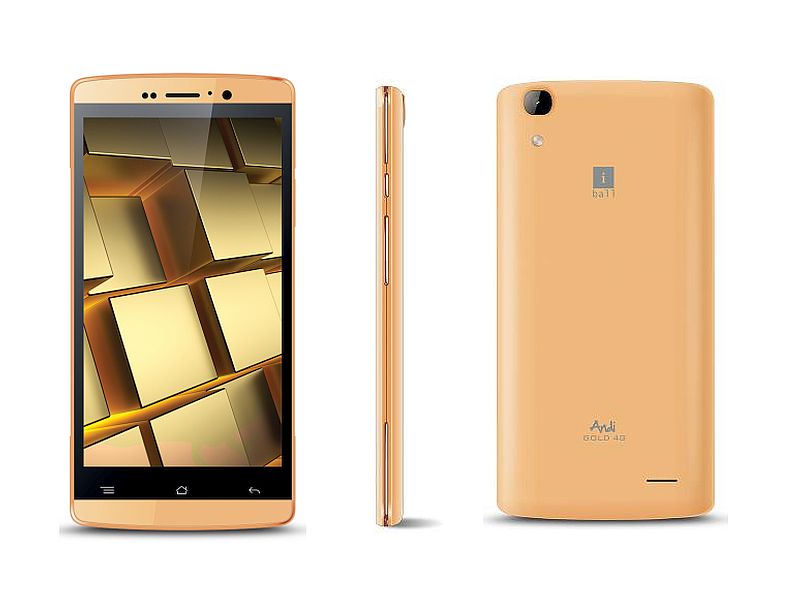 iBall Andi 5Q Gold 4G With 3000mAh Battery Launched at Rs. 6,799 iBall Andi 5Q Gold 4G With 3000mAh Battery Launched at Rs. 6,799