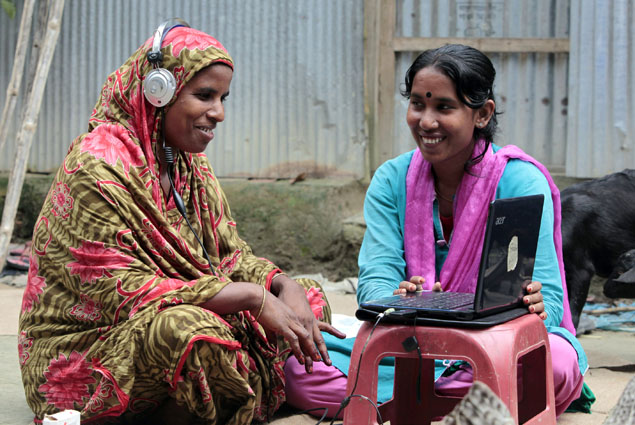 Internet rolls into Bangladesh villages on a bike 