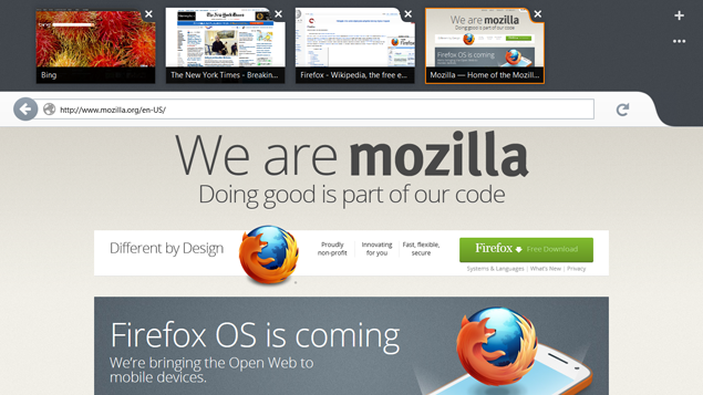 Mozilla rolls out test build of Firefox browser for Windows 8 