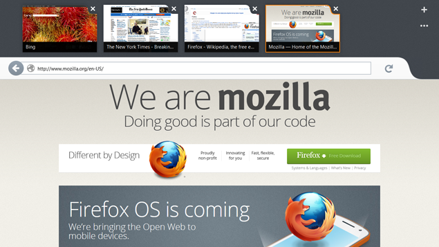 Mozilla rolls out test build of Firefox browser for Windows 8