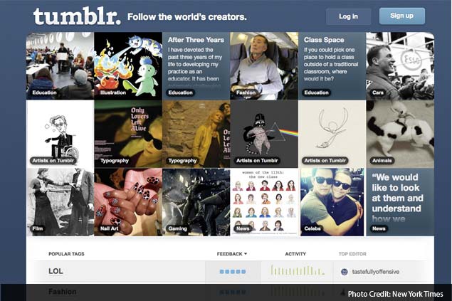 A flashy bet for Yahoo on a shift in social media