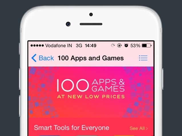 Apple Showcases 100 Apps and Games That Can Be Purchased at Rs. 10